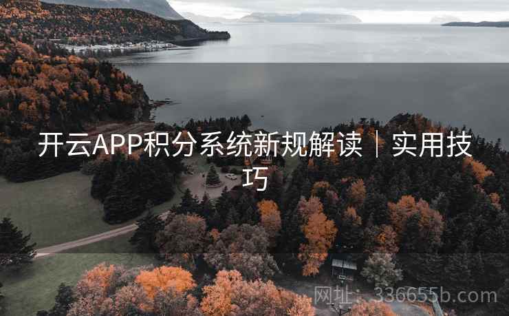 开云APP积分系统新规解读｜实用技巧