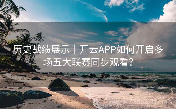 历史战绩展示｜开云APP如何开启多场五大联赛同步观看？  第2张