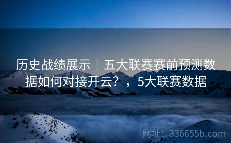 历史战绩展示｜五大联赛赛前预测数据如何对接开云？，5大联赛数据  第1张